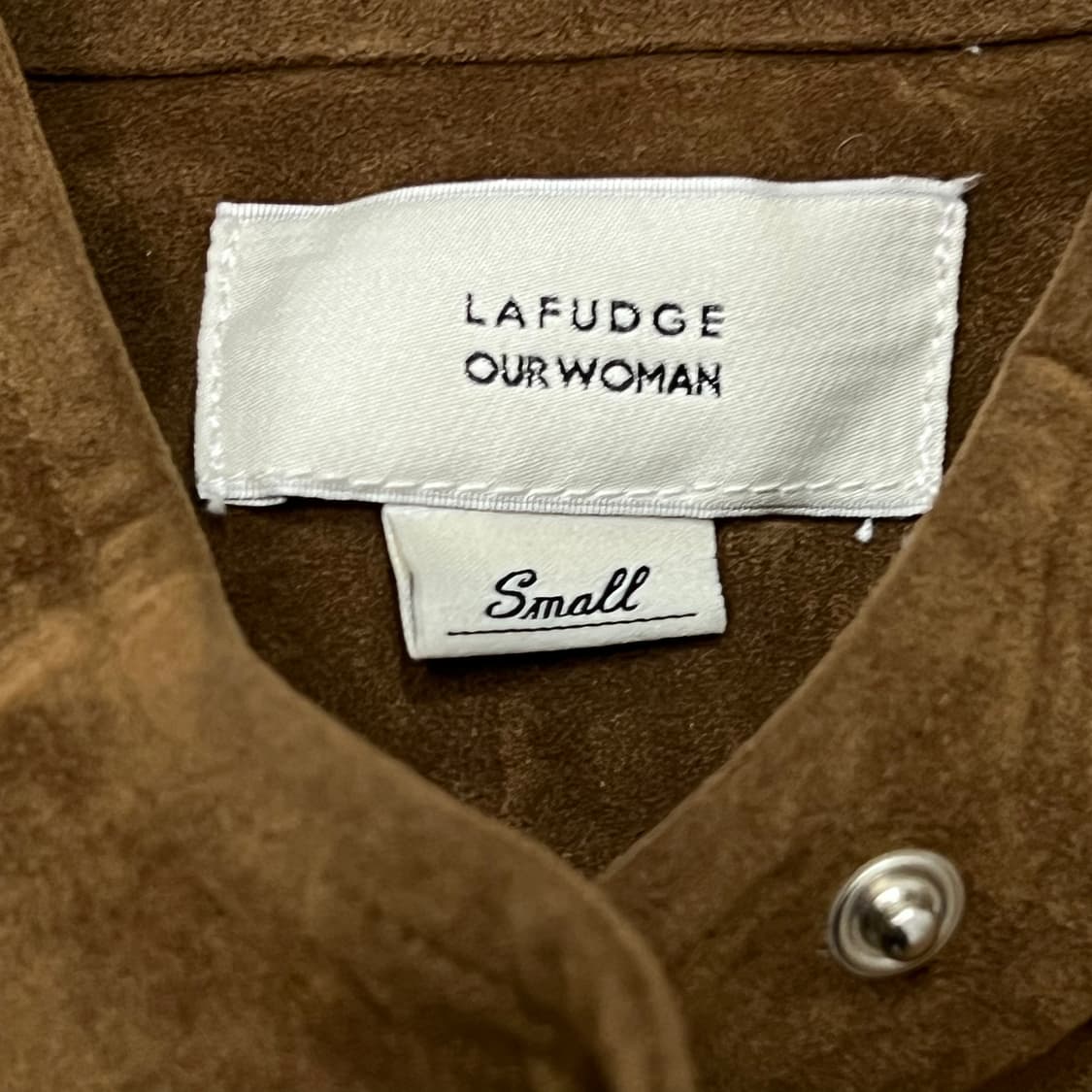 [우먼90] 라퍼지스토어 스웨이드 자켓 상품이미지3