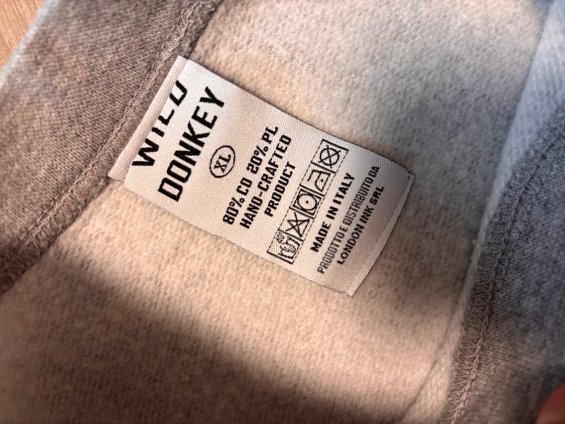 WILD DONKEY 와일드 동키 네이비 맨투맨 새상품급 XL 상품이미지5