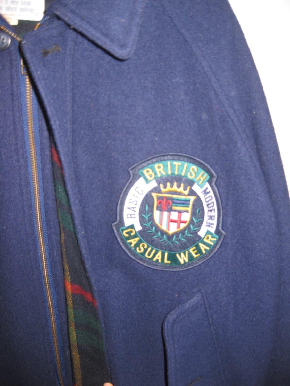 모직 블루종 프레피 빈티지 점퍼 상품이미지3