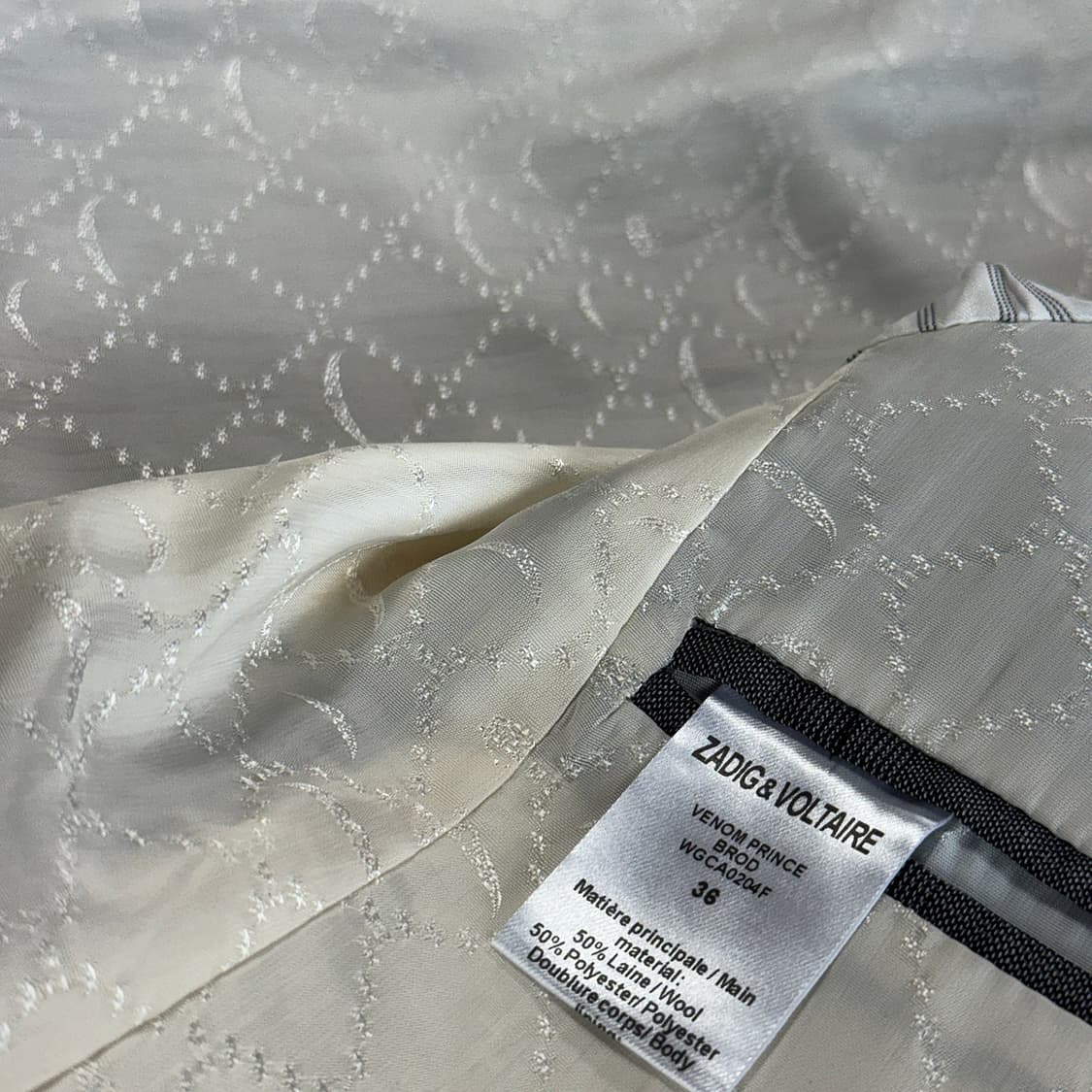 쟈딕앤볼테르 체크 자수 블레이저 상품이미지8