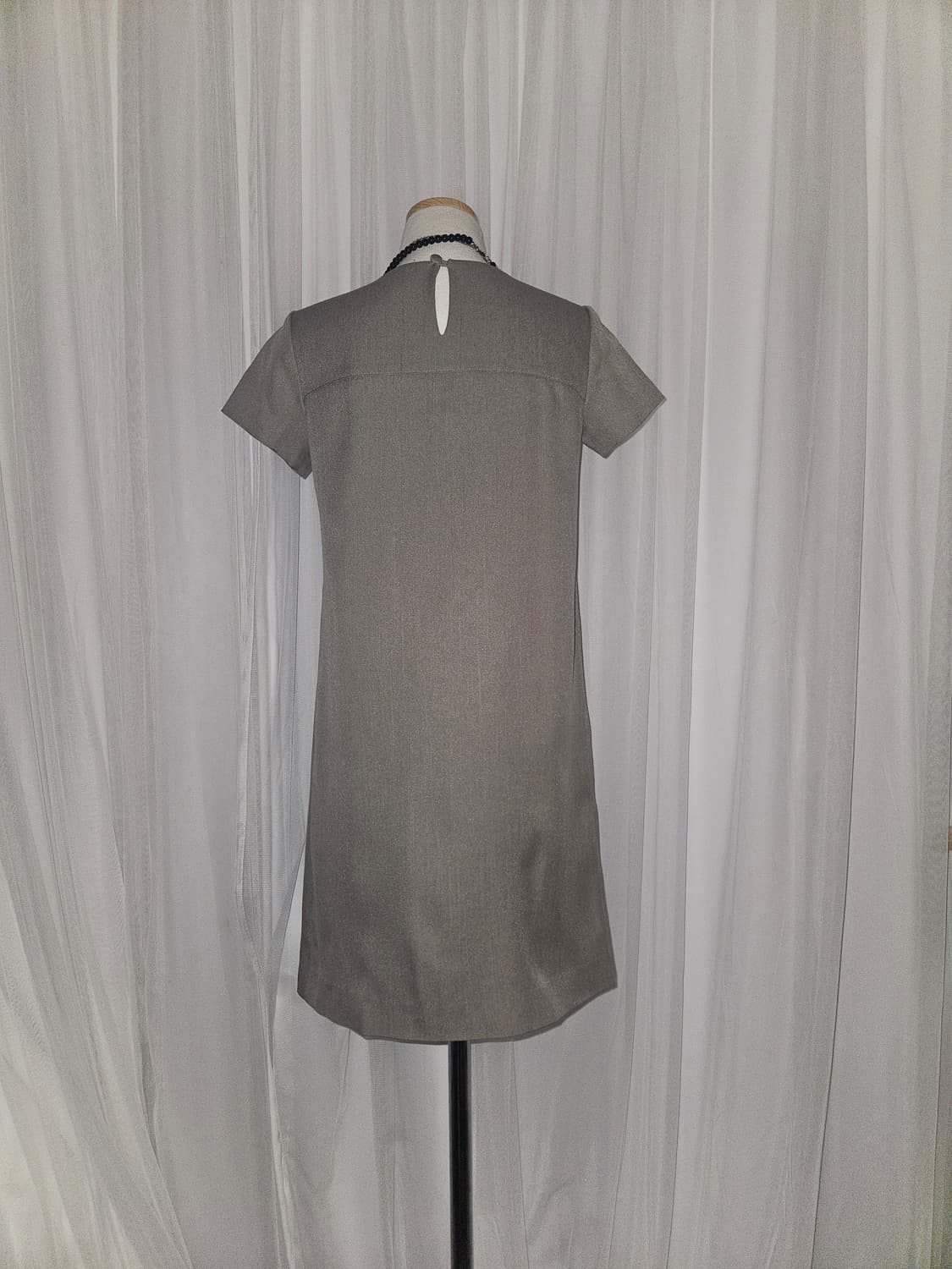 proportion 빈티지 베이지라떼 더블 포켓 원피스 상품이미지3