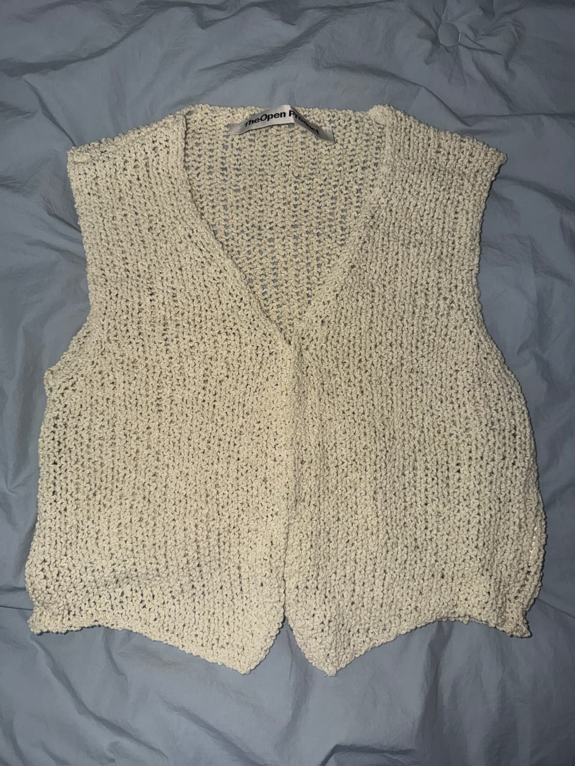 open Yy V-NECK KNIT VEST 상품이미지4