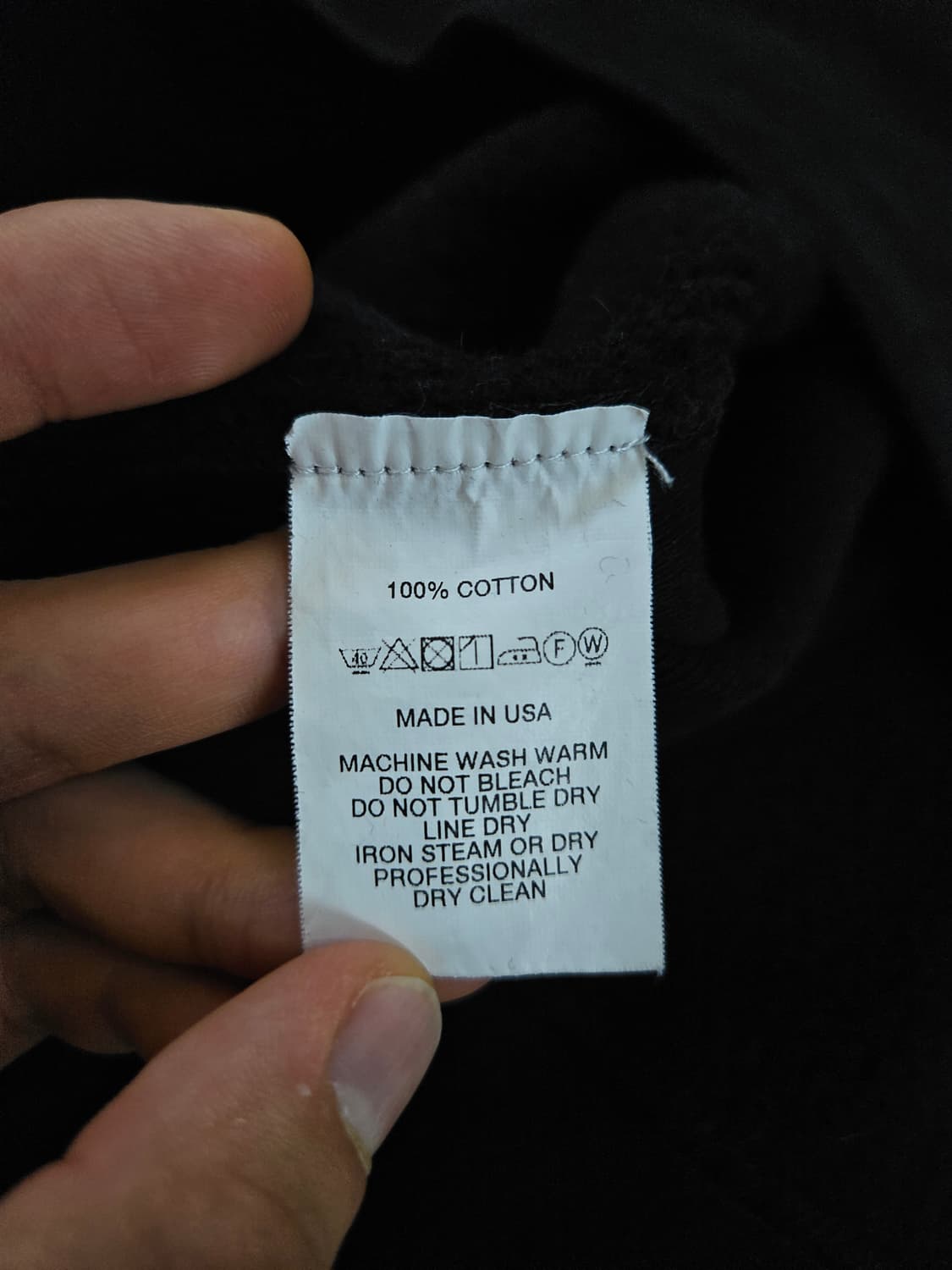 엔지니어드가먼츠 래글런 블랙 후드 급처 상품이미지5