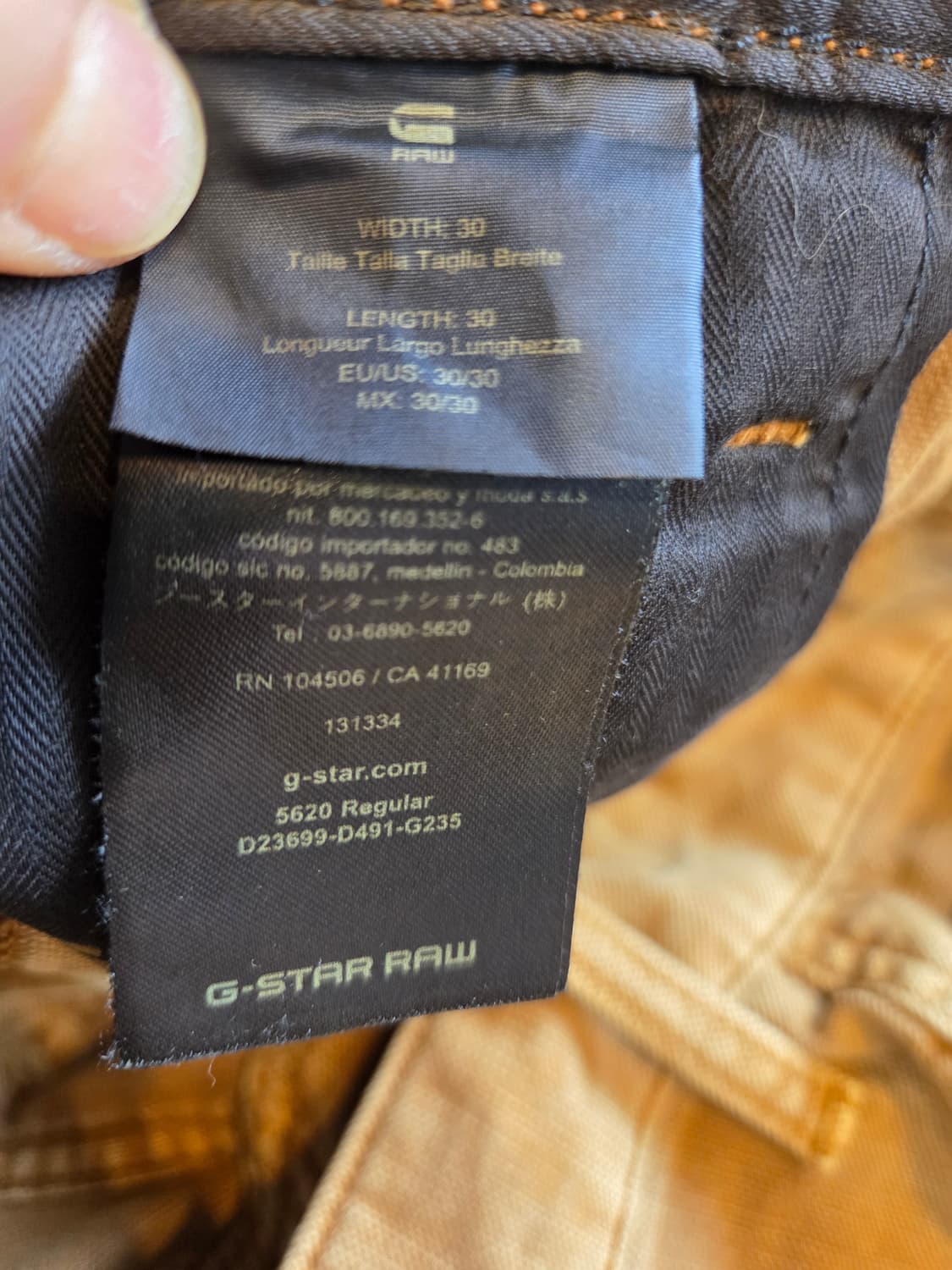 G-Star Raw 워크웨어 스타일 카고 바지(W30/L30) 상품이미지7