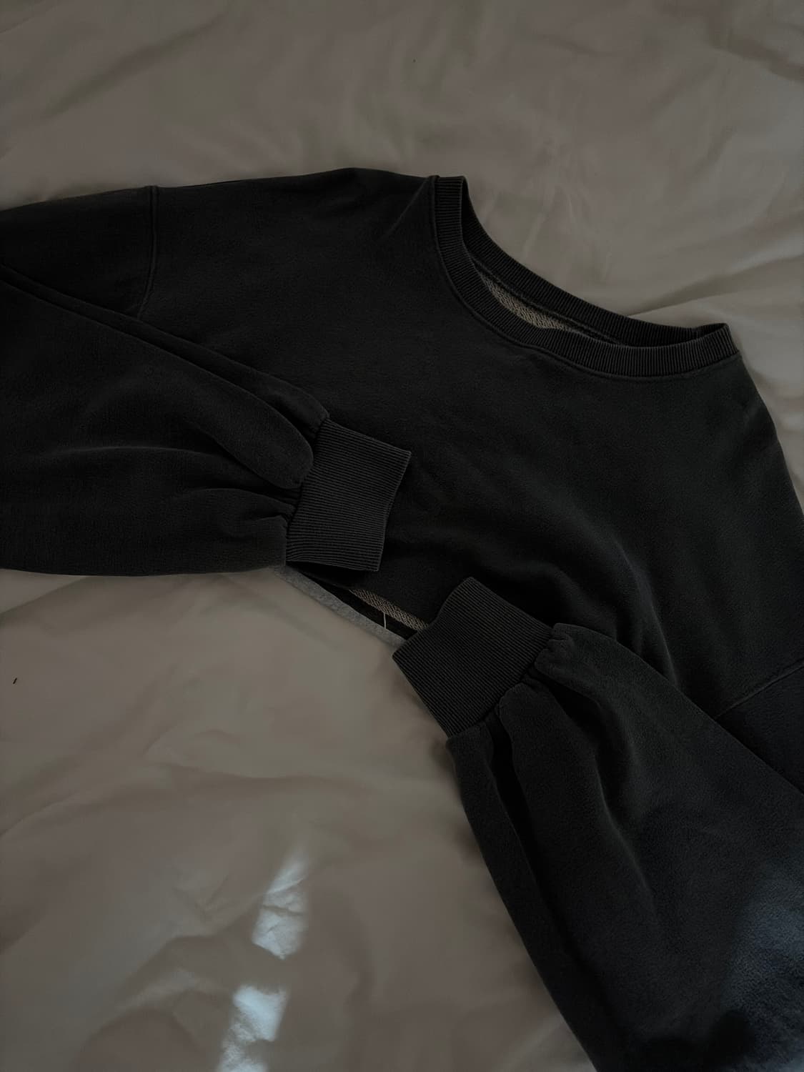 Ellonarc vintage croped mtm charchol 상품이미지3