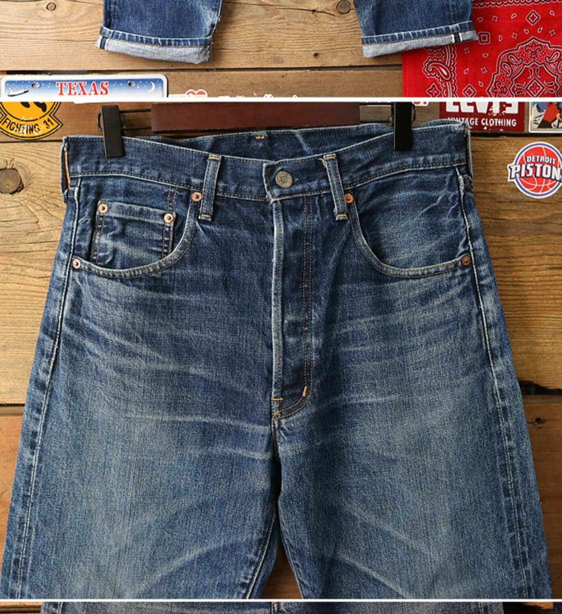 일본판 90s levis 리바이스 LVC 503BXX 빅E 셀비지 데님  상품이미지3