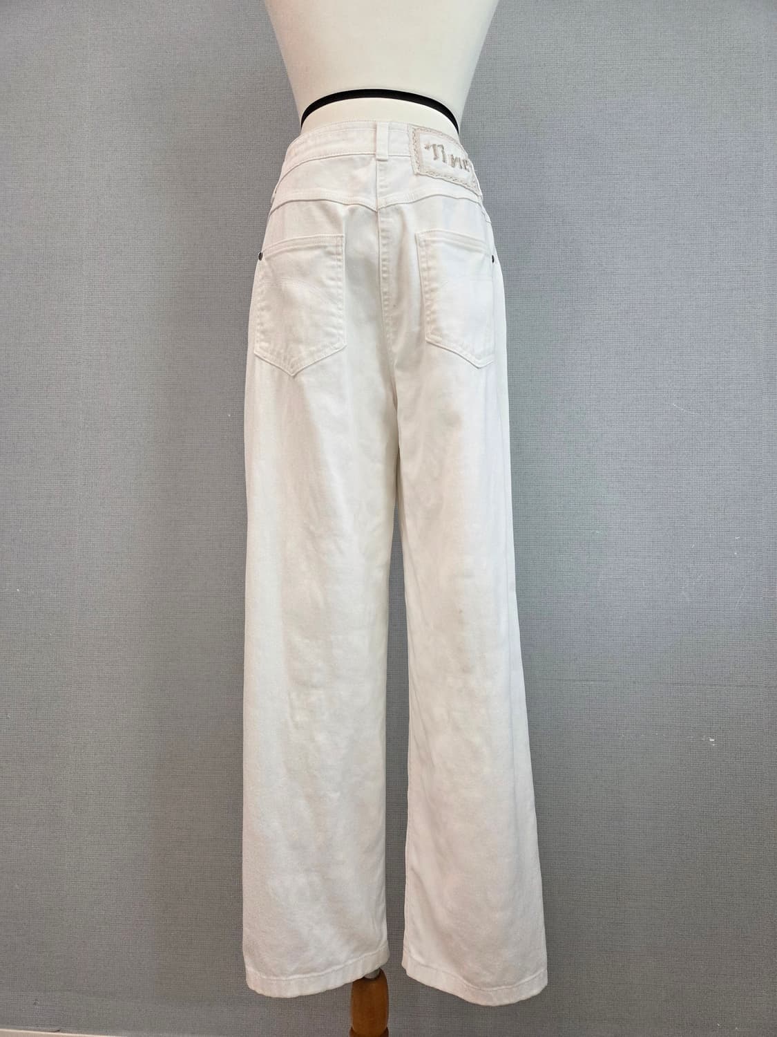 타임 화이트진 청바지 상품이미지3