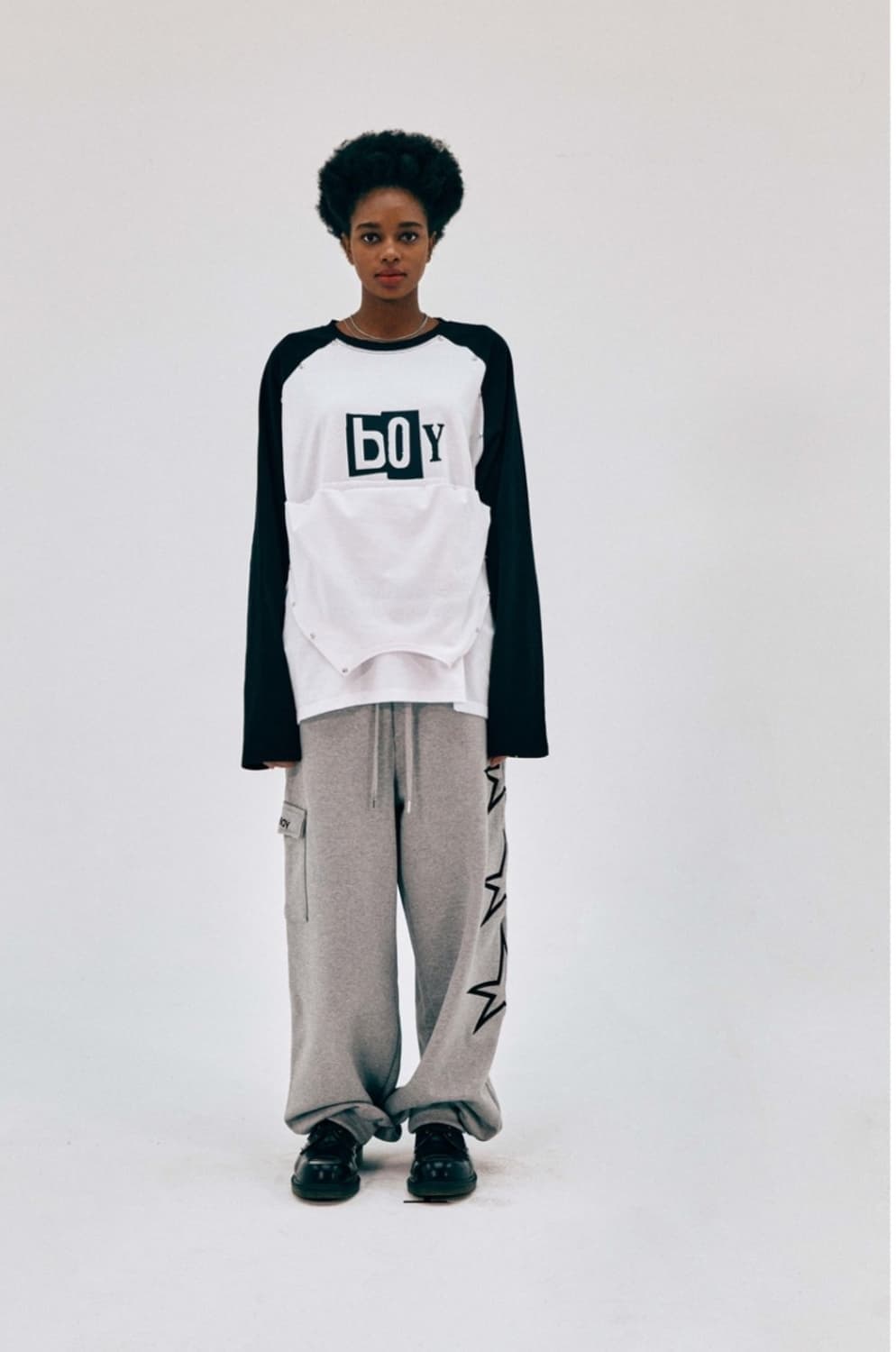 퍽보이 스웻팬츠 그레이 상품이미지2