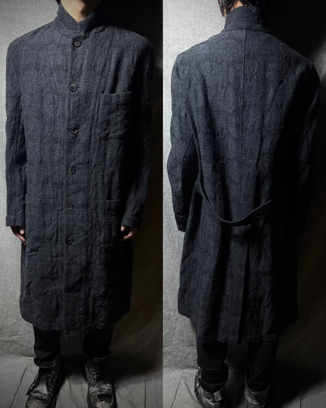 Forme d’Expression Textured Long Coat  상품이미지1