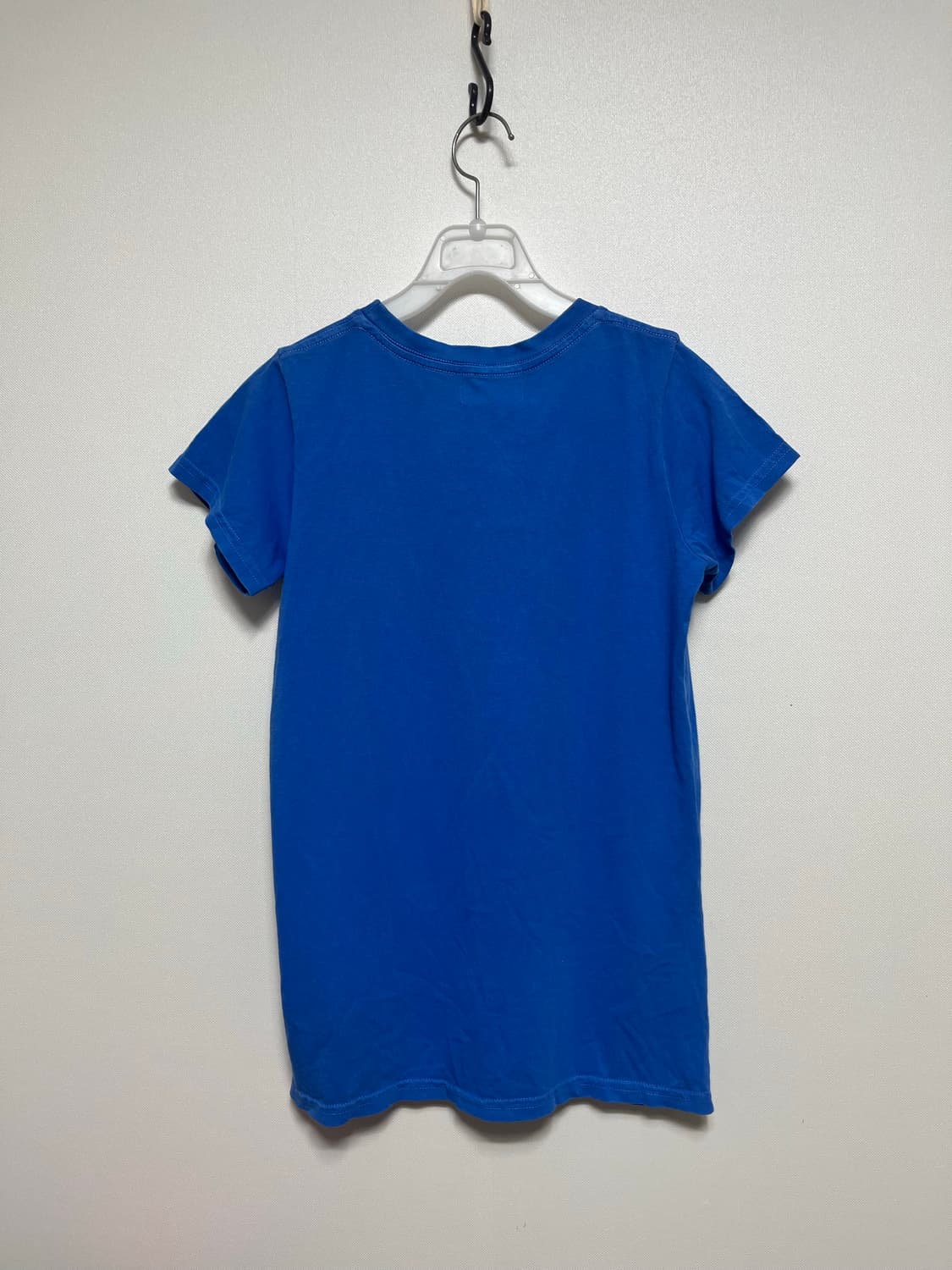 쥬시꾸뛰르 블루 프린팅 티셔츠 딱붙 새상품 상품이미지6