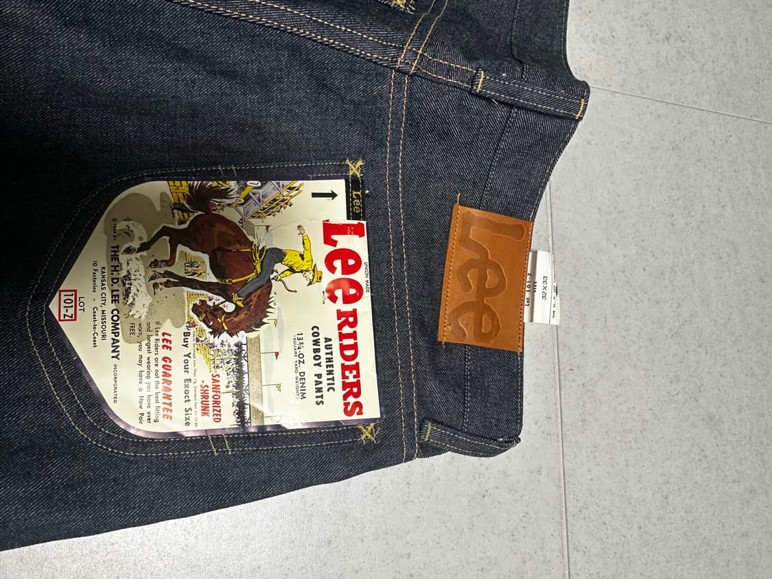 리 1954 101Z 셀비지 32사이즈 상품이미지4