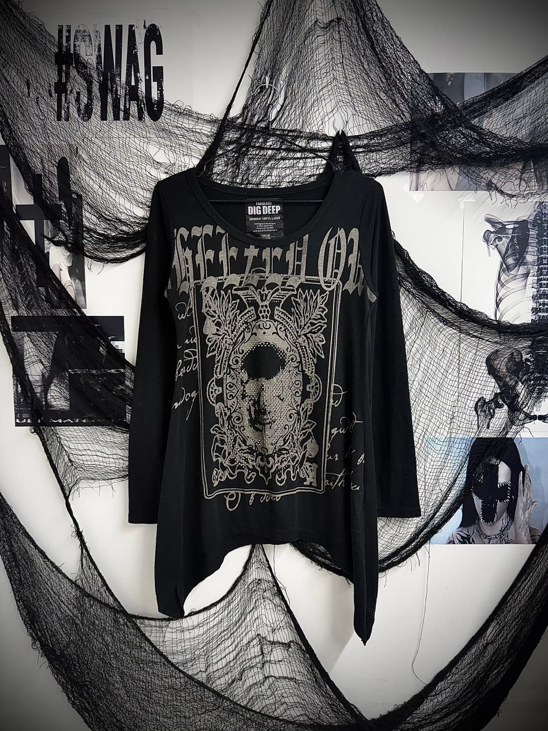 DIG DEEP printing beads longsleeve 상품이미지2