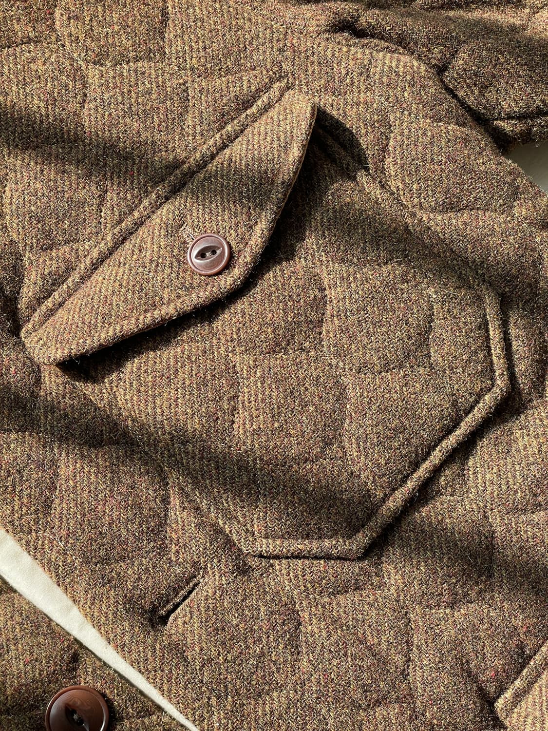 홈코어 Homecore 퀼팅 울 자켓 M사이즈 상품이미지3