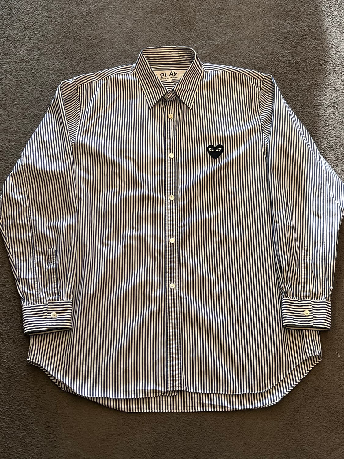 꼼데가르송 스트라이프 셔츠 처분  상품이미지1