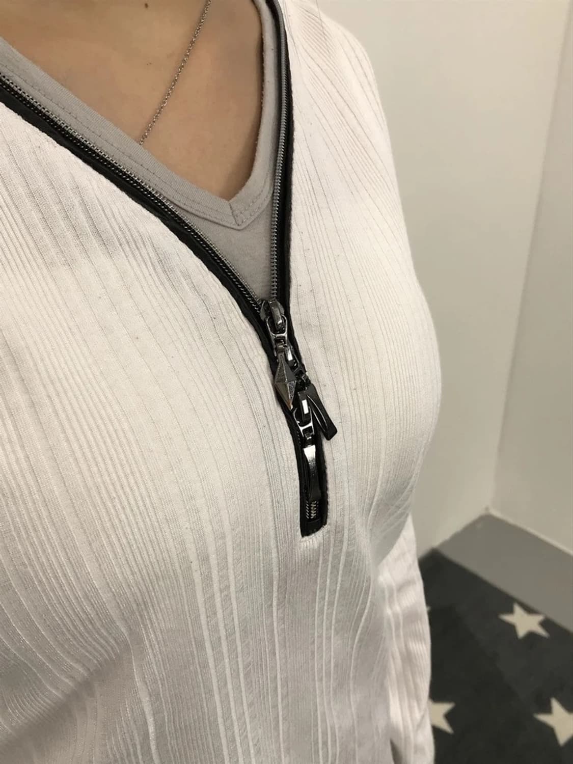 Crazy Devil Rib Zip Long Sleeve 상품이미지3