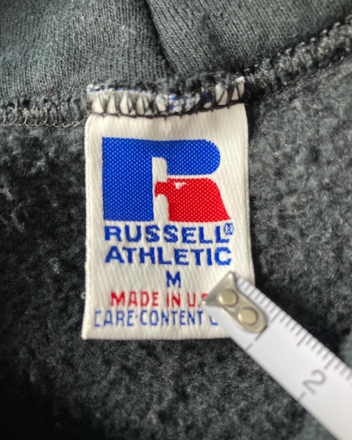 90s Russell Hoodie (black) 상품이미지3