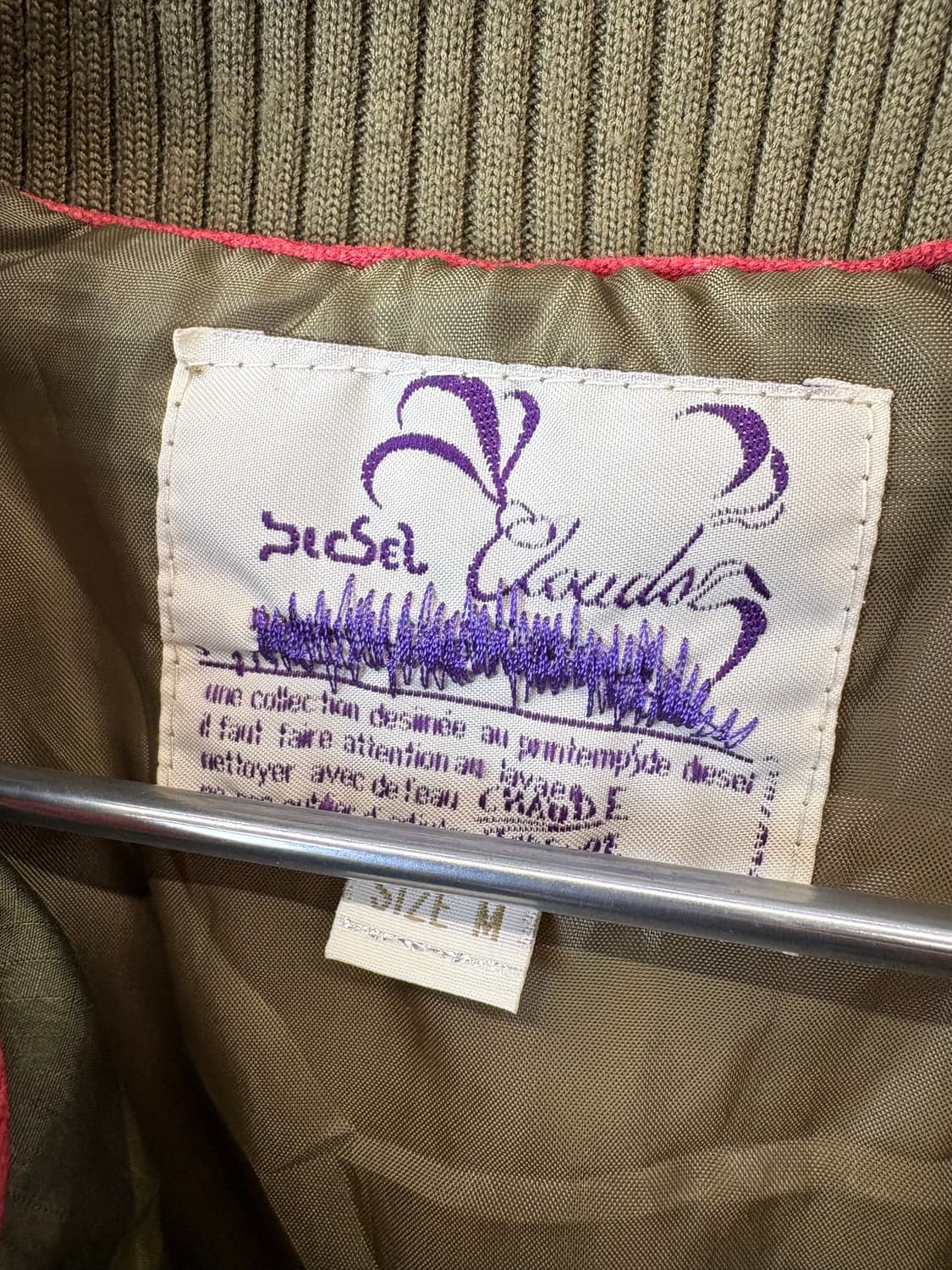 디젤 빈티지 카모플라쥬 오리엔탈 자수 집업 자켓 상품이미지8