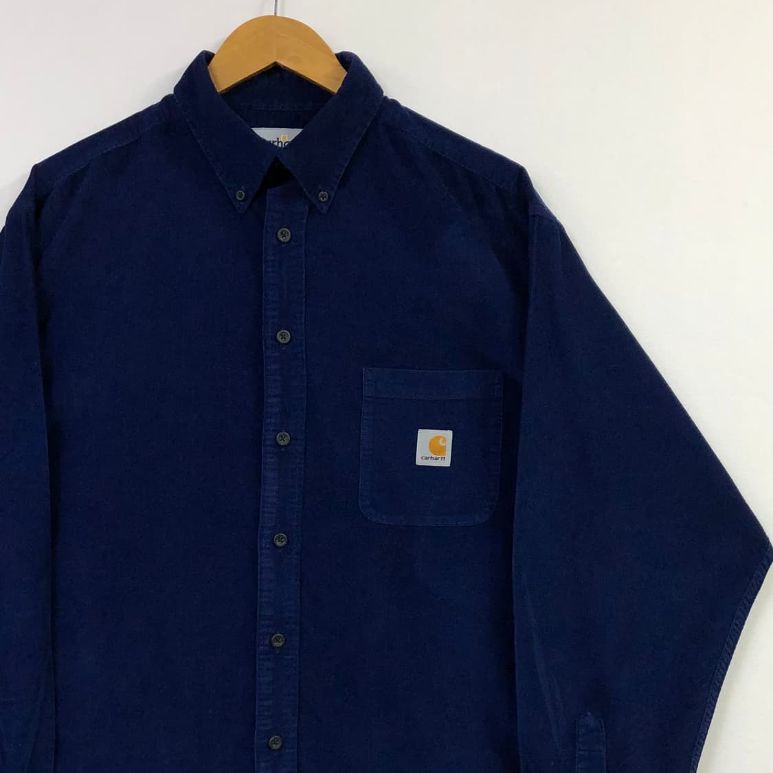 Xxl 칼하트 네이비 코듀로이 셔츠 상품이미지1