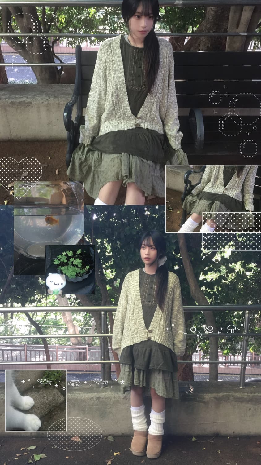 말차라떼 맛 코디 세트 🐢🍡 상품이미지4