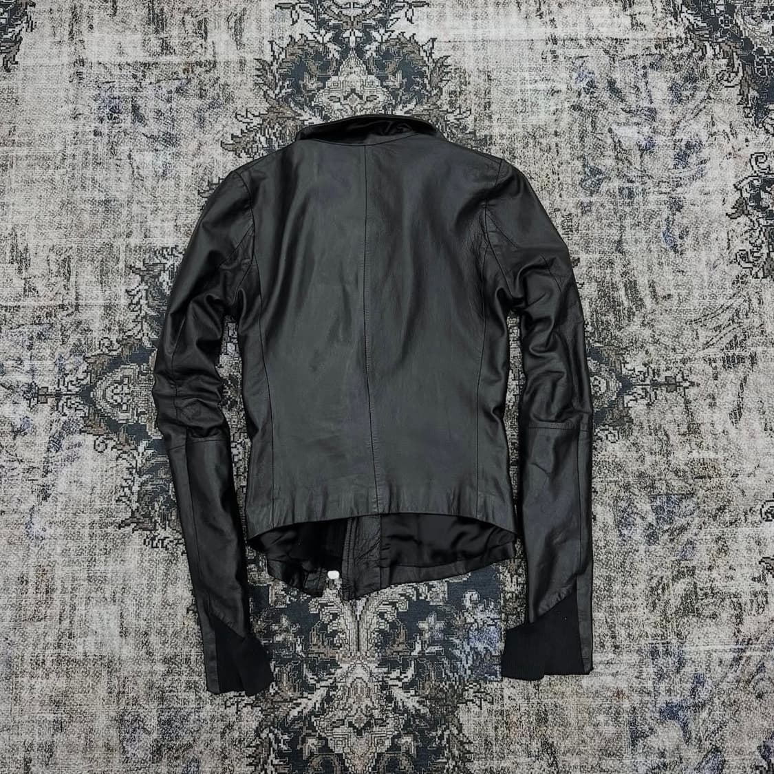 Ekam archive drape leather jacket 상품이미지5