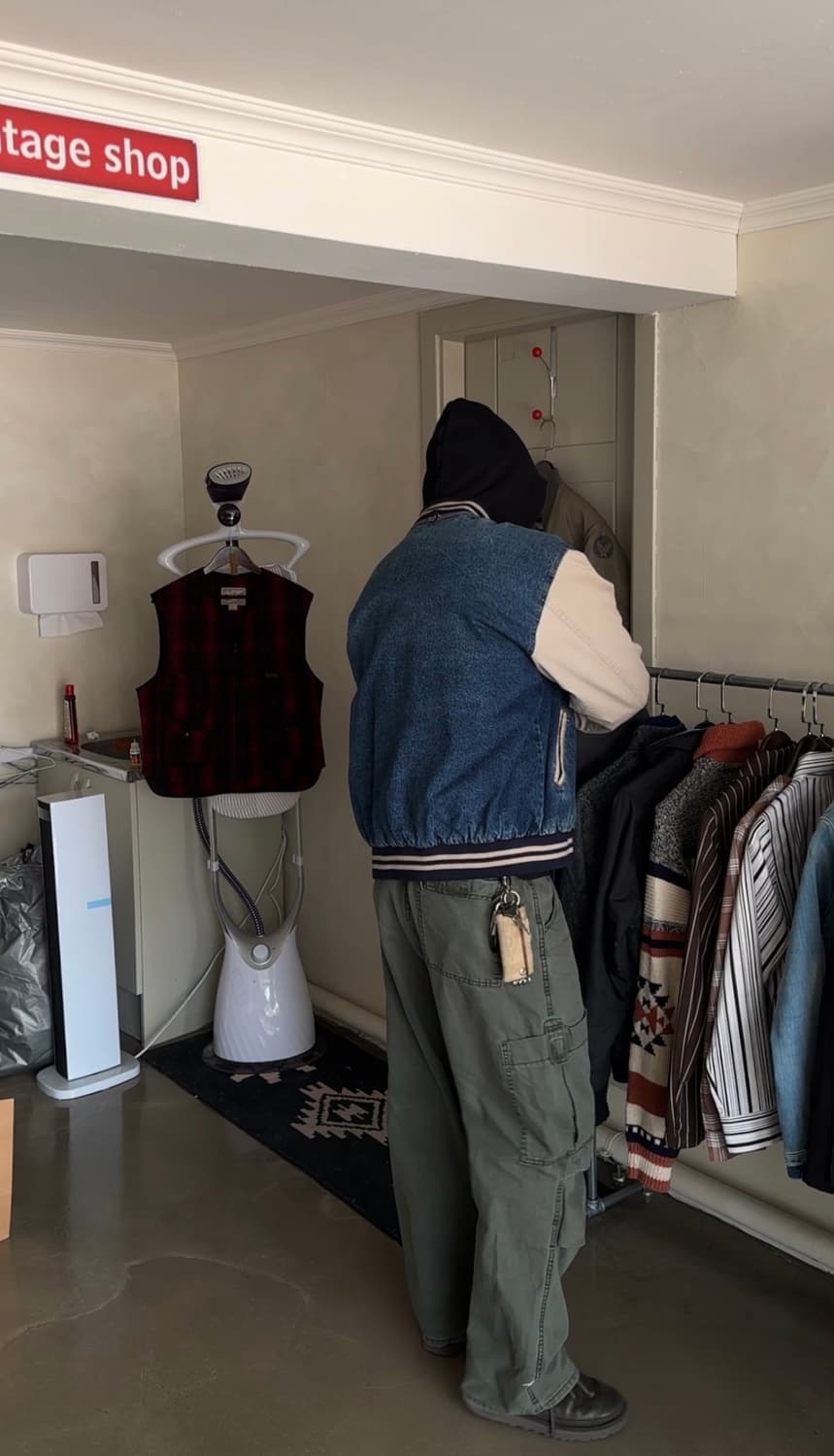 NORTHWEST TERRITORY 데님 바시티 자켓 상품이미지4