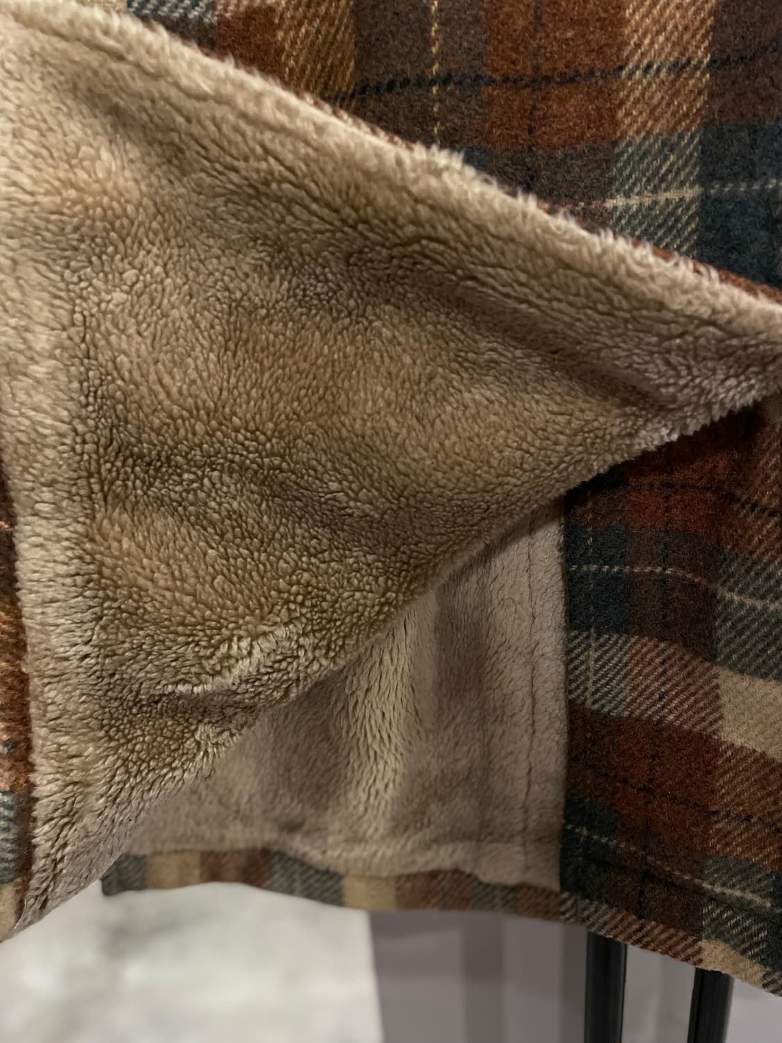 체크 코트 (F581) 상품이미지4