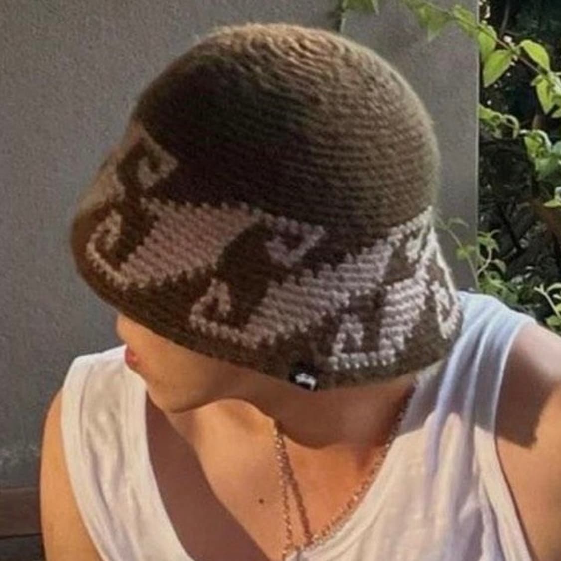 stussy 스투시 웨이브 니트 버킷햇 올리브 상품이미지5