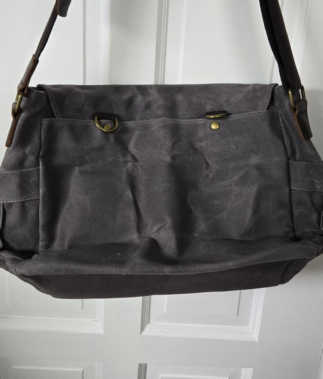 새상품)빈티지 캔버스 메신저백 상품이미지4