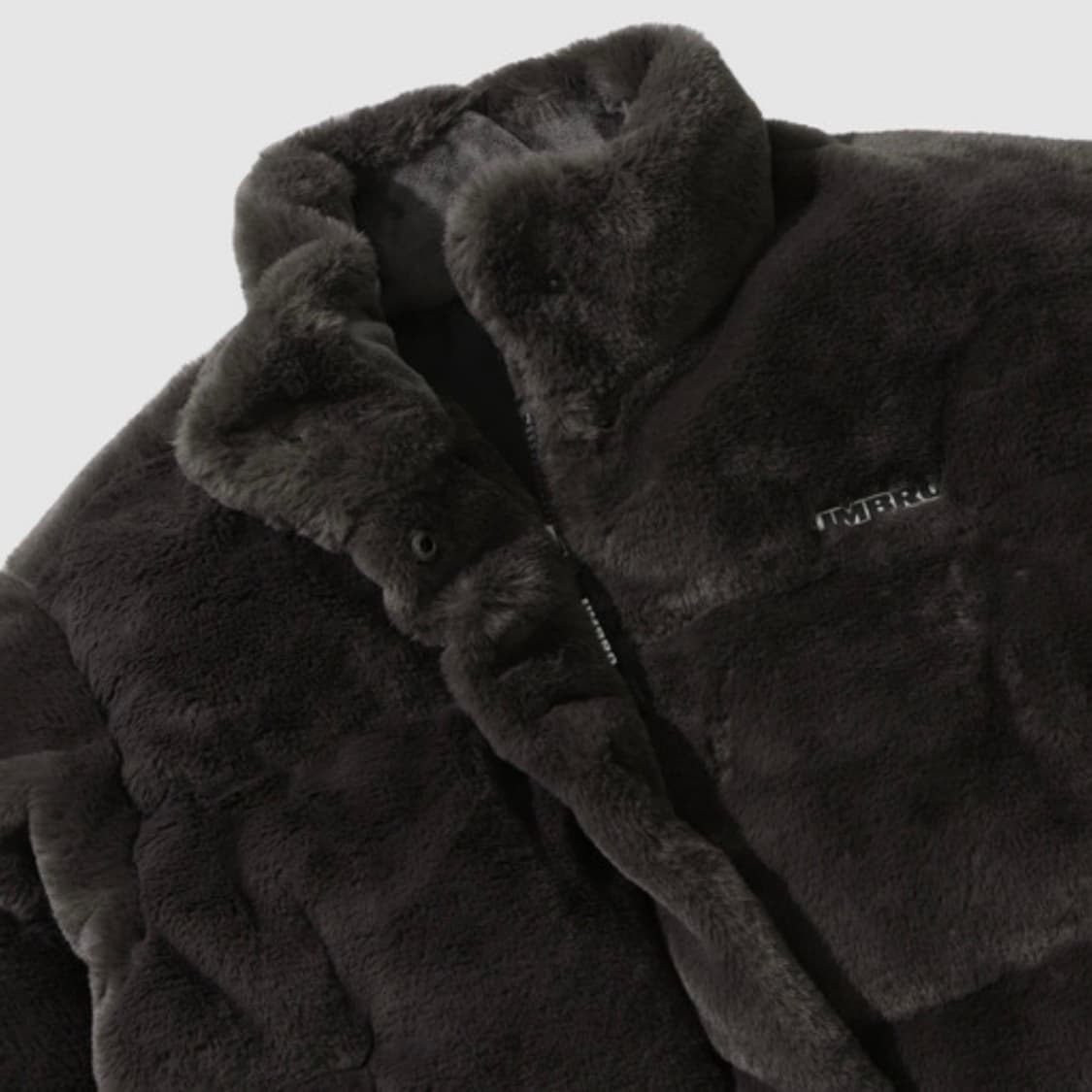 엄브로 우먼스 에코 퍼 다운 자켓 차콜 상품이미지4