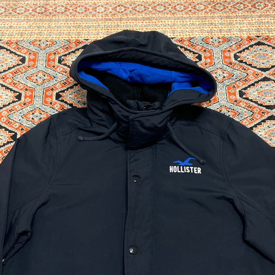 홀리스터 블랙 바람막이 점퍼 여성XL 상품이미지2