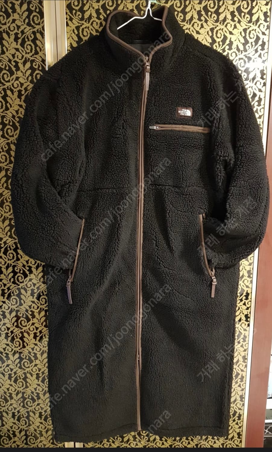 노스페이스 롱 플리스 코트 블랙 95 남녀공용 상품이미지4