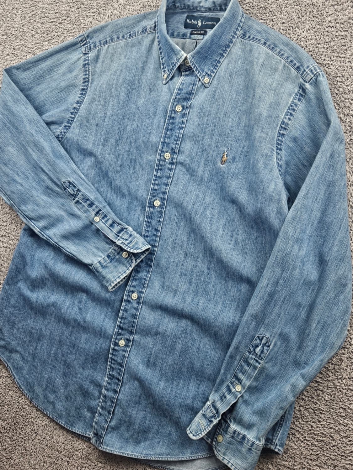폴로랄프로렌 클래식 핏 데님 셔츠 ( L ) / 11463 상품이미지6