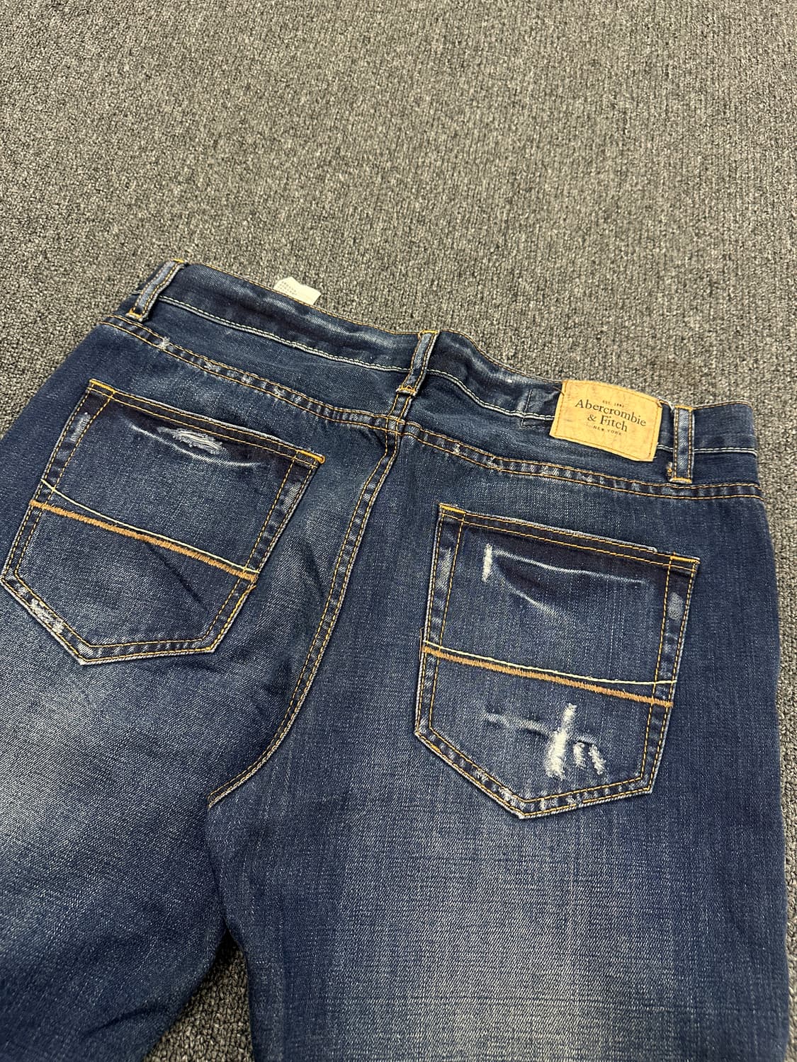36) 아베크롬비 y2k 진청 와이드 데님팬츠 상품이미지4