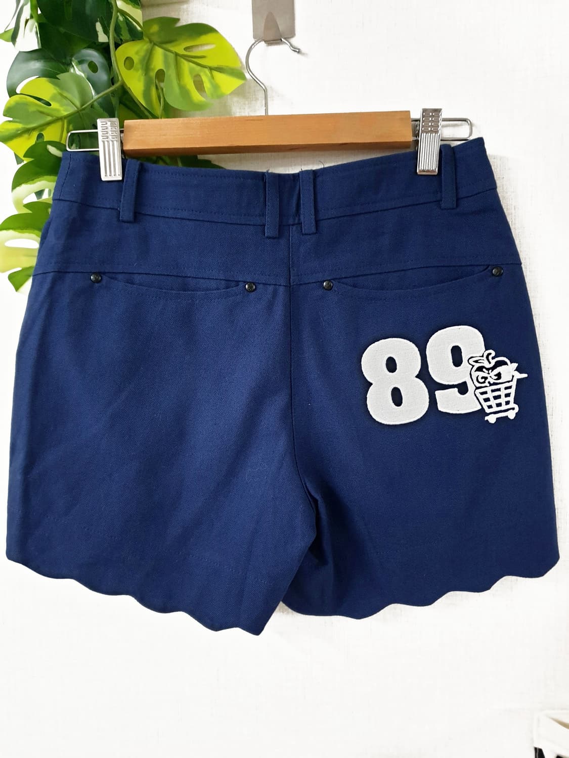 파리게이츠 여성골프 물결반바지 24인치 네이비 0사이즈 상품이미지6