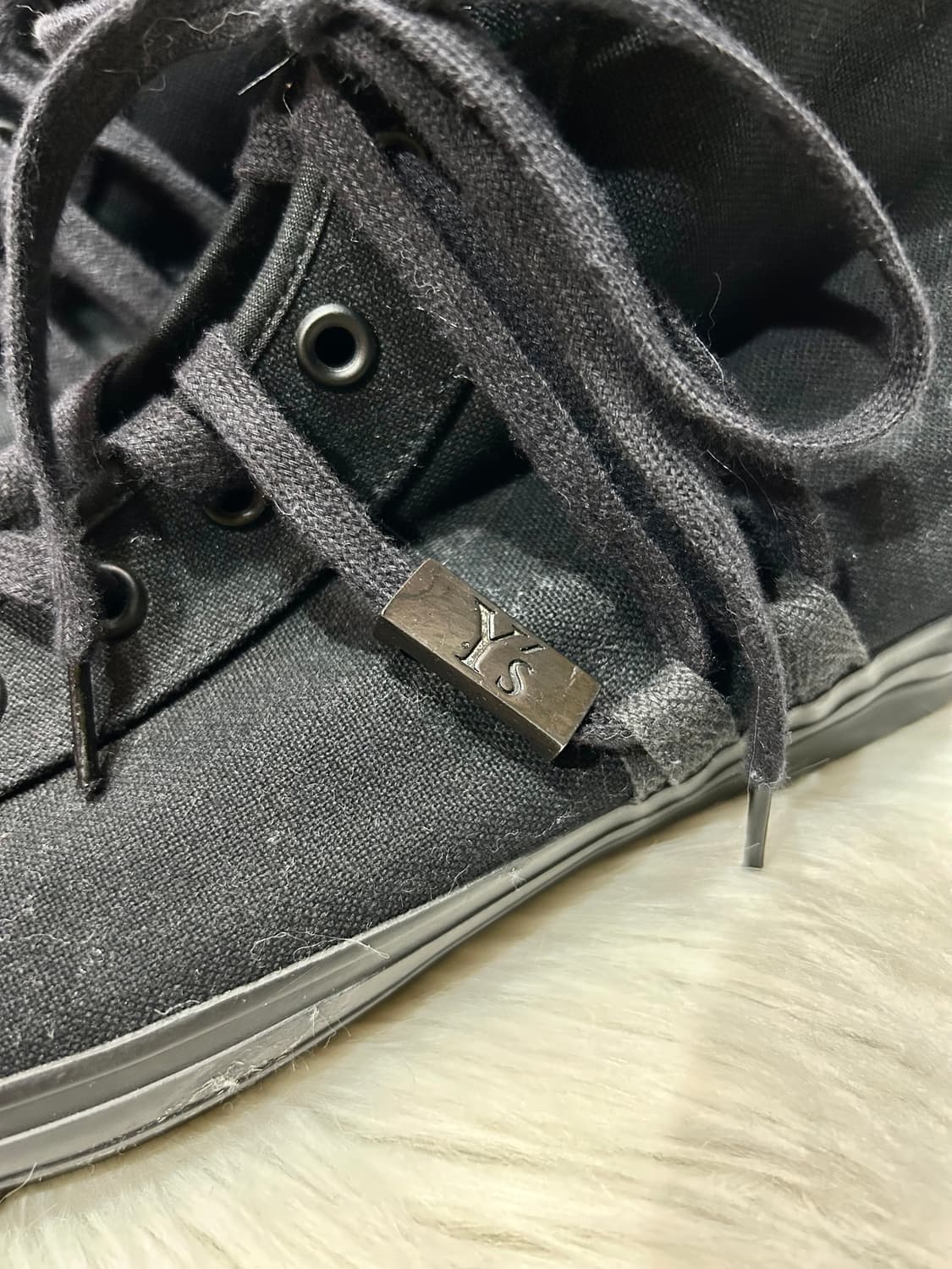 yohji yamamoto shoes 요지 야마모토 레이스업 디테일 슈즈 상품이미지3
