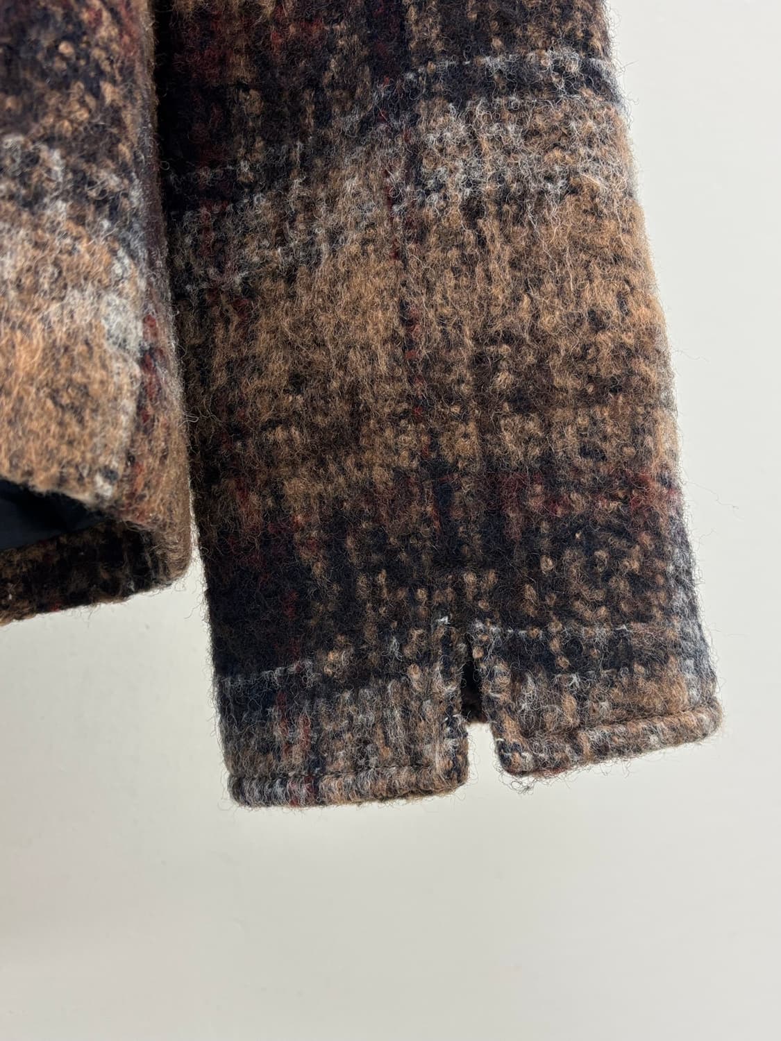 빈티지 하프 코트 하이넥 울 자켓 상품이미지8