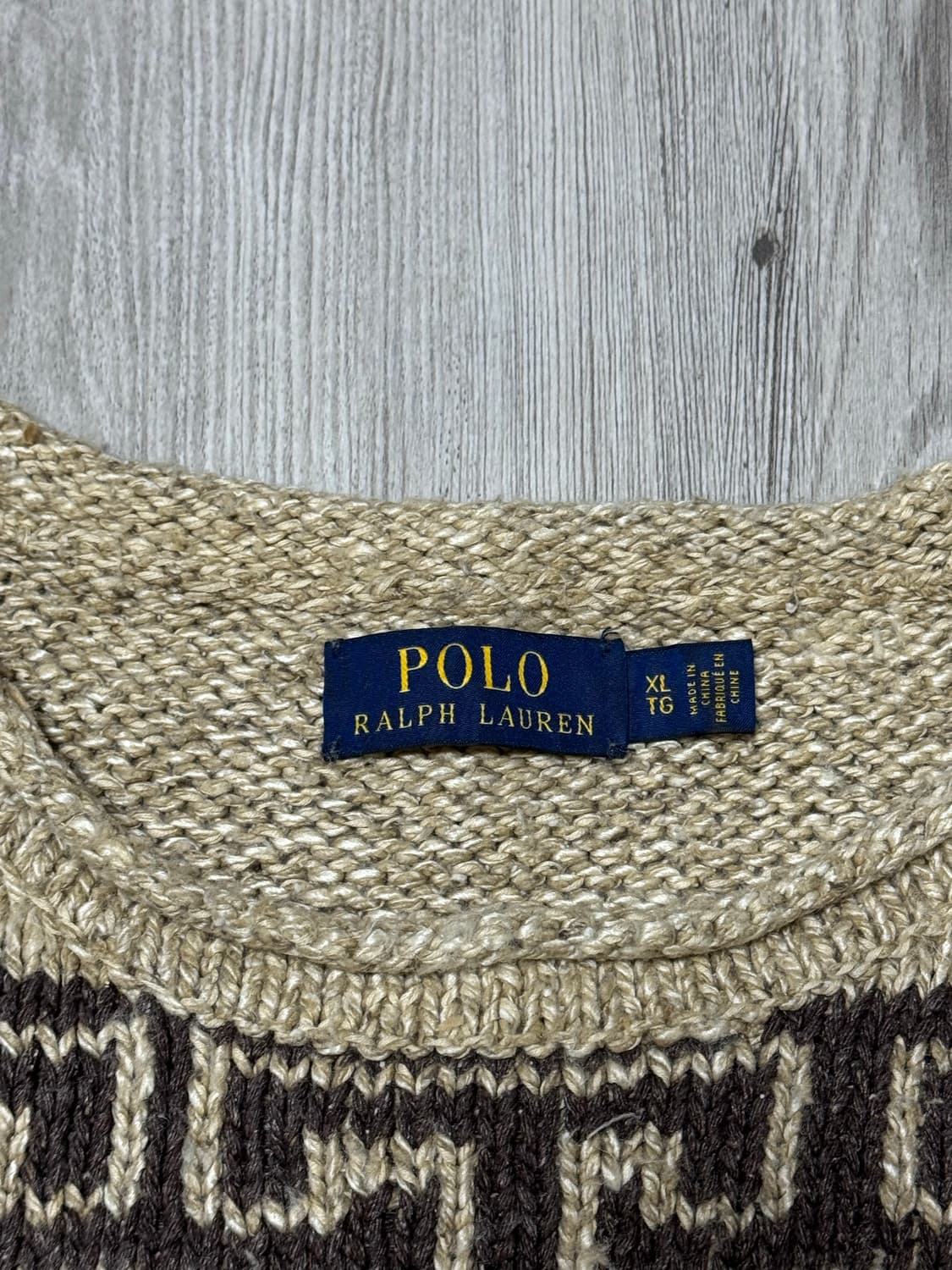 폴로 랄프로렌 실크 패턴니트 XL 상품이미지3