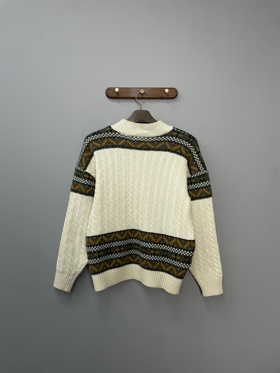 마리떼 프랑소와저버 가죽패치 목폴라 니트 H1975 상품이미지4