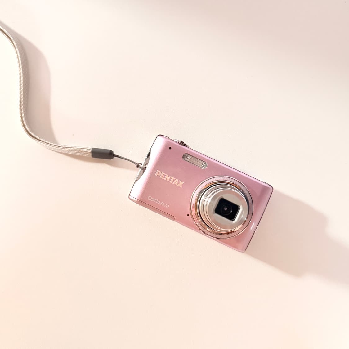 🍓딸기우유맛/미품 풀박스🍓펜탁스 옵티오 P70 핑크 상품이미지1