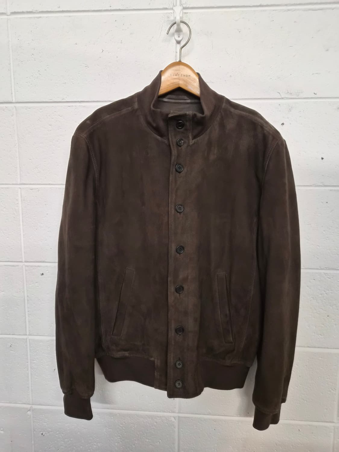 48) PELIKAMO 스웨이드 레더 자켓 팝니다 상품이미지1