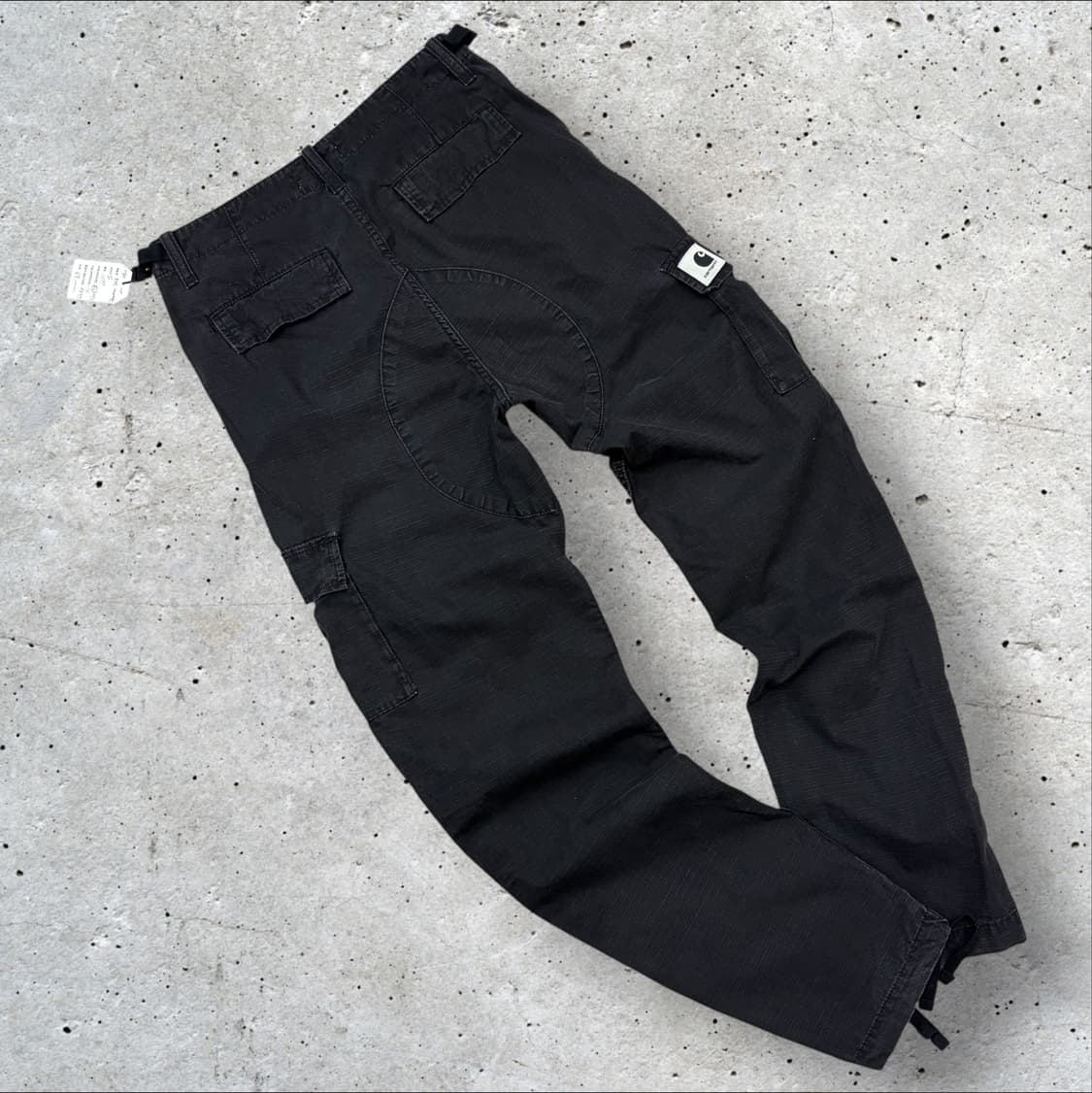 [S] 칼하트 WIP 에비에이션 블랙 카고 바지 팬츠 D135 상품이미지1