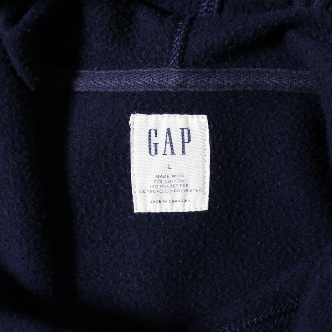 GAP 갭 네이비 기모 후드티  상품이미지4