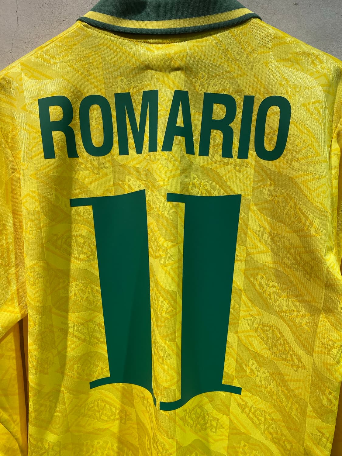 91-93 브라질 국가대표 호마리우 홈 긴팔 유니폼 상품이미지8