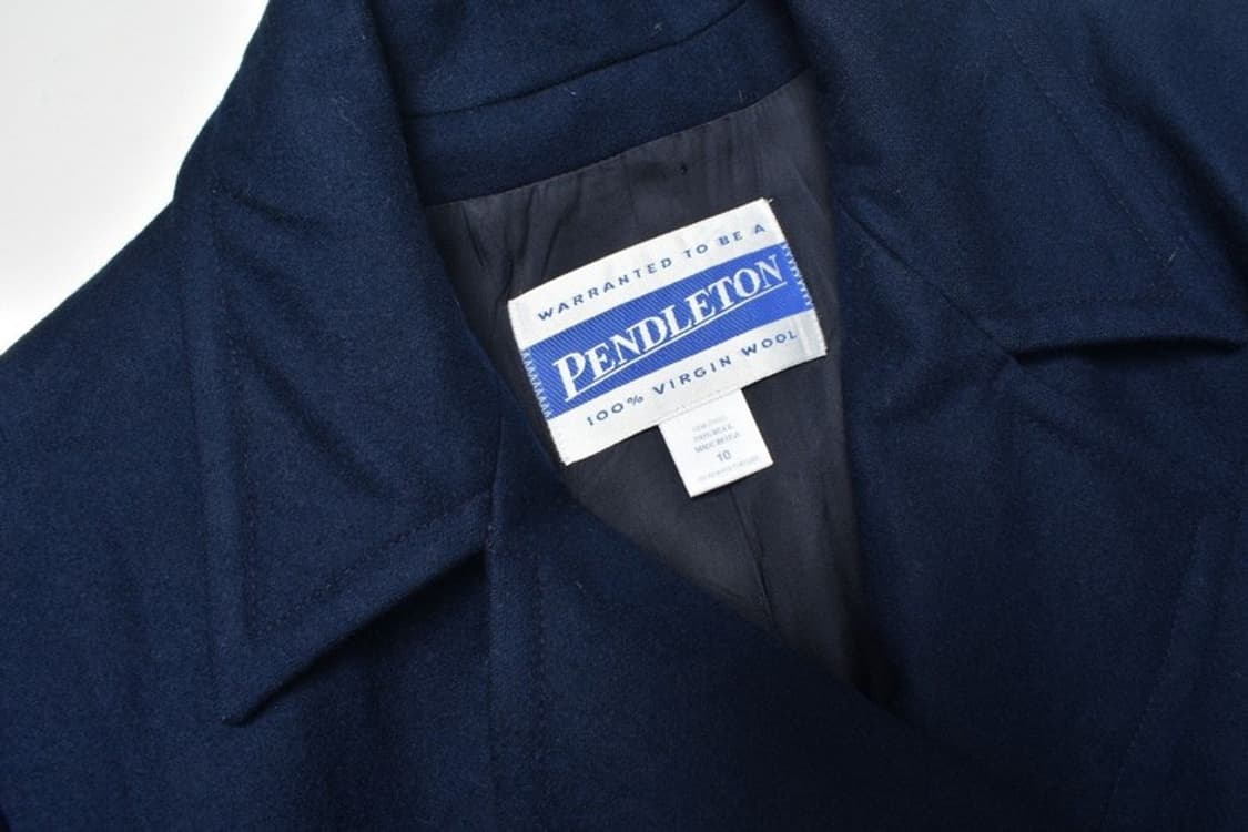 펜들턴 버진울 금장 더블 자켓 피코트 10 N1052 상품이미지3