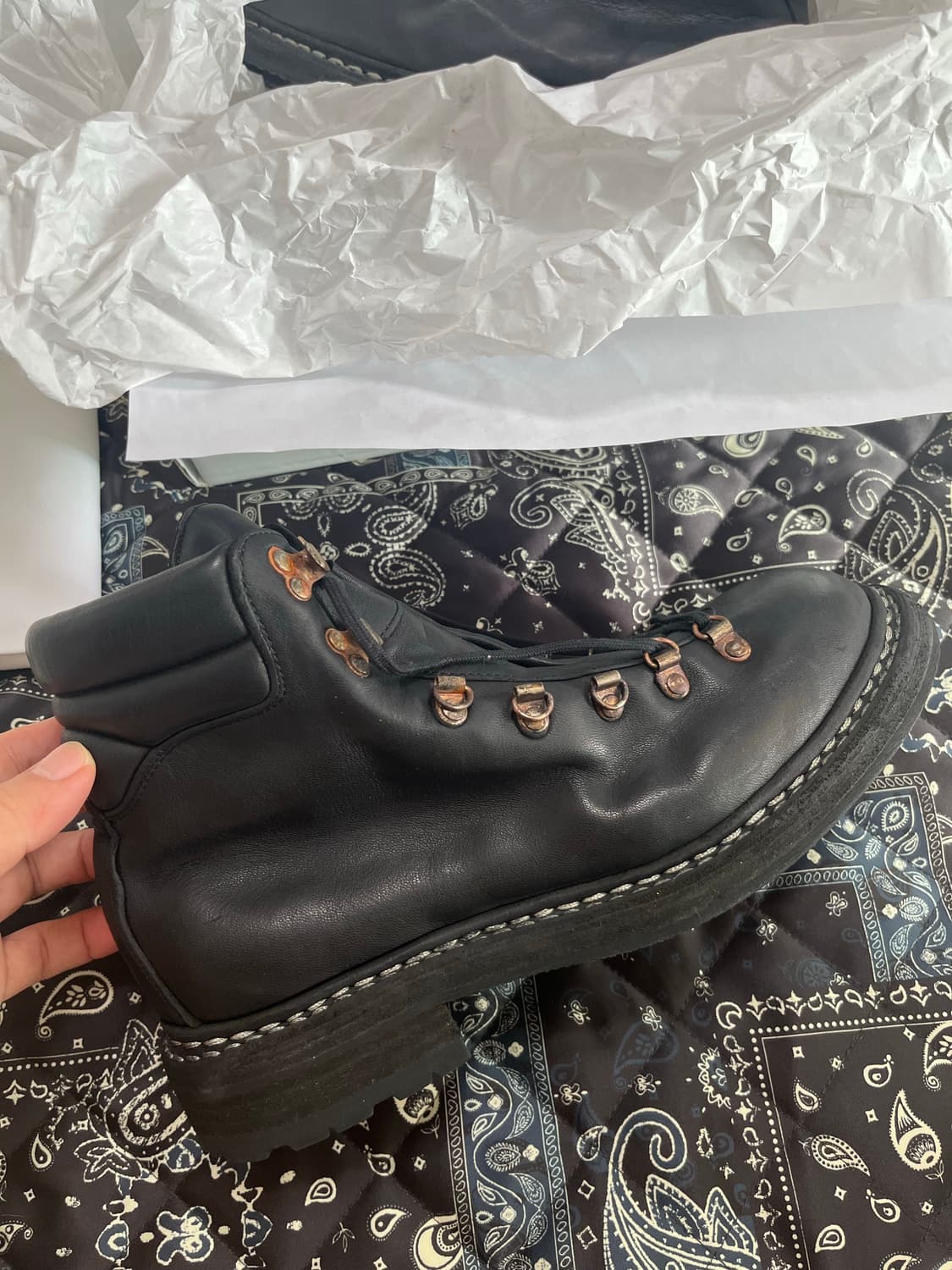 25aw 구이디 풀그레인 하이킹 부츠 42 상품이미지2