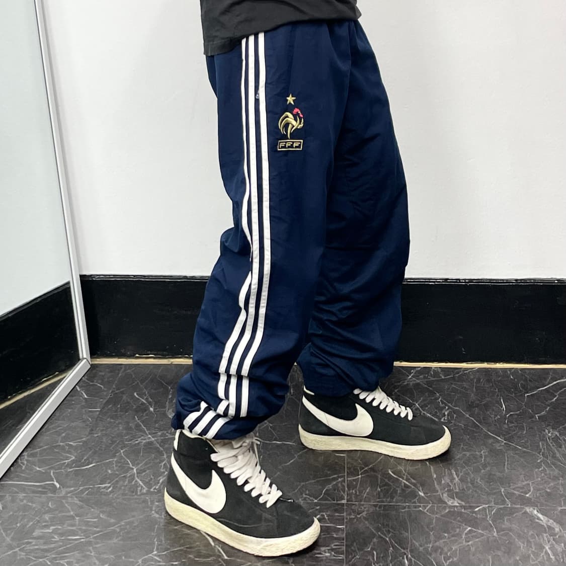 아디다스 삼선 프랑스 오버와이드 조거 트랙팬츠 상품이미지4