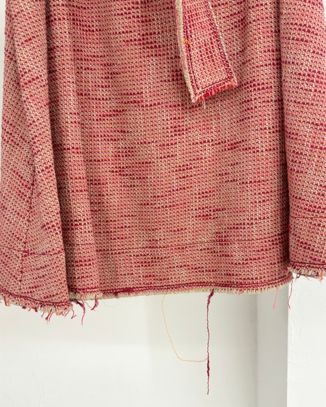 막스앤코 핑크 트위드 리본 랩 스커트 상품이미지3