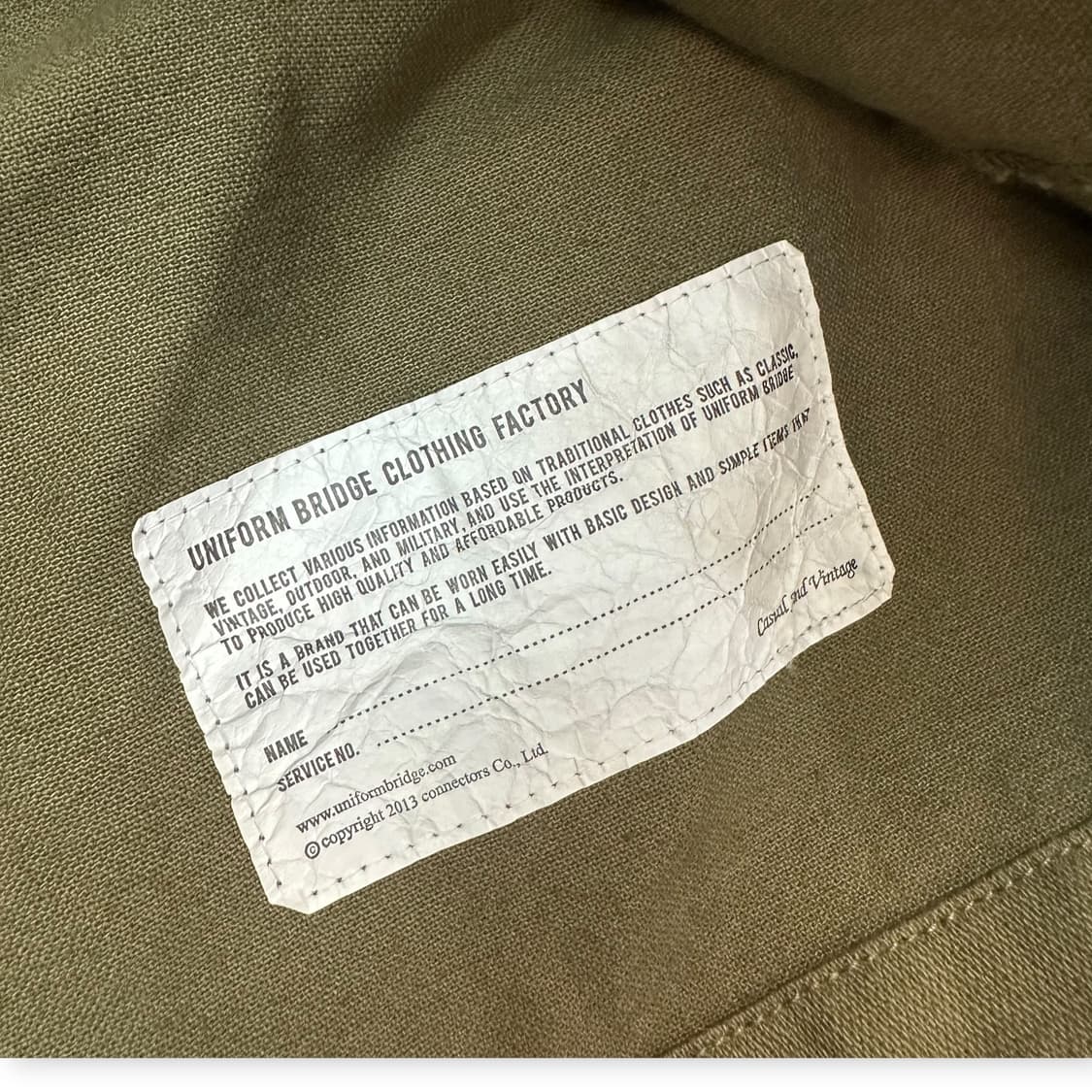 유니폼브릿지 밀리터리 후드 자켓 상품이미지5