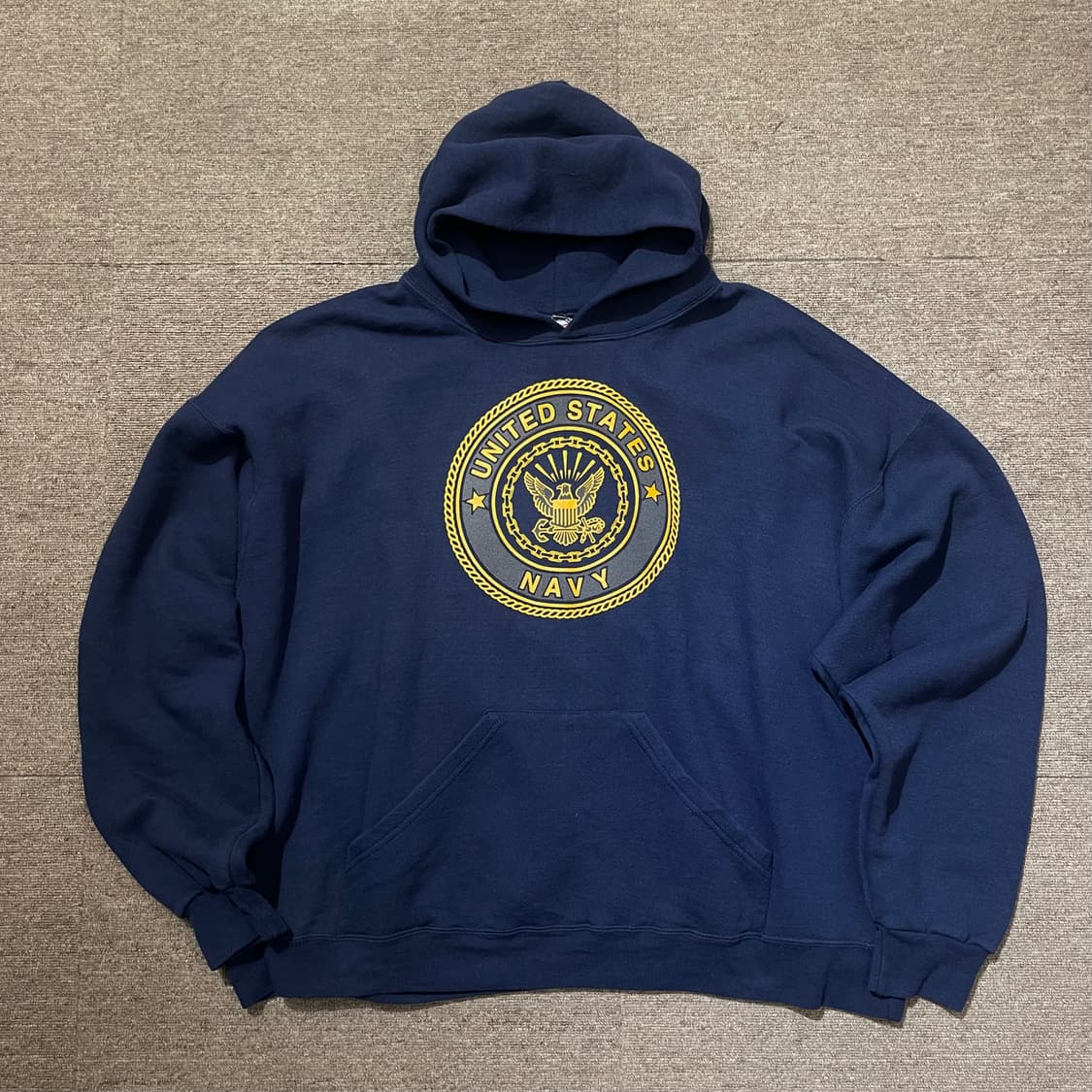 (2XL) USA Soffe NAVY 밀리터리 미해군 후드티  상품이미지1