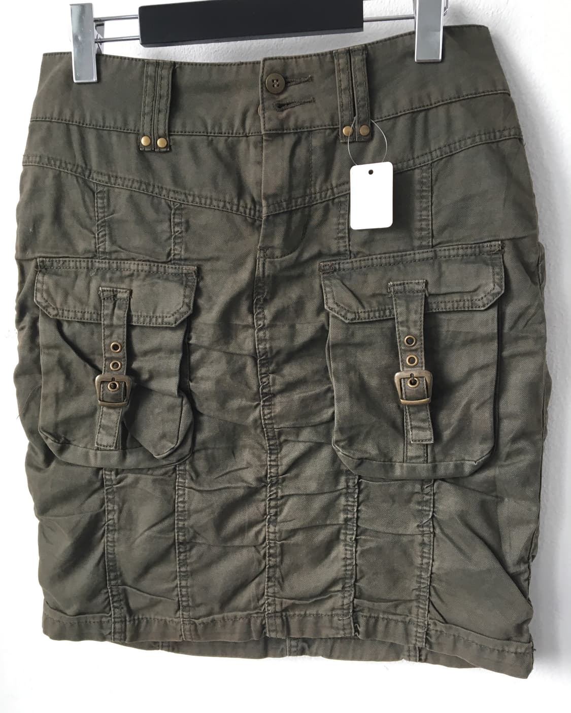 Avirex shirring pocket point skirt 상품이미지3